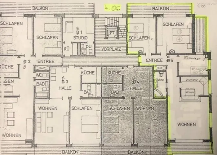 Charmjl, Haus Granit, 6 Personen Appartement *